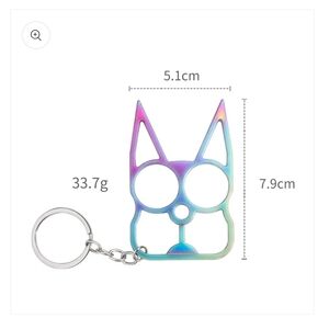 Rainbow Cat Keychain Accessory